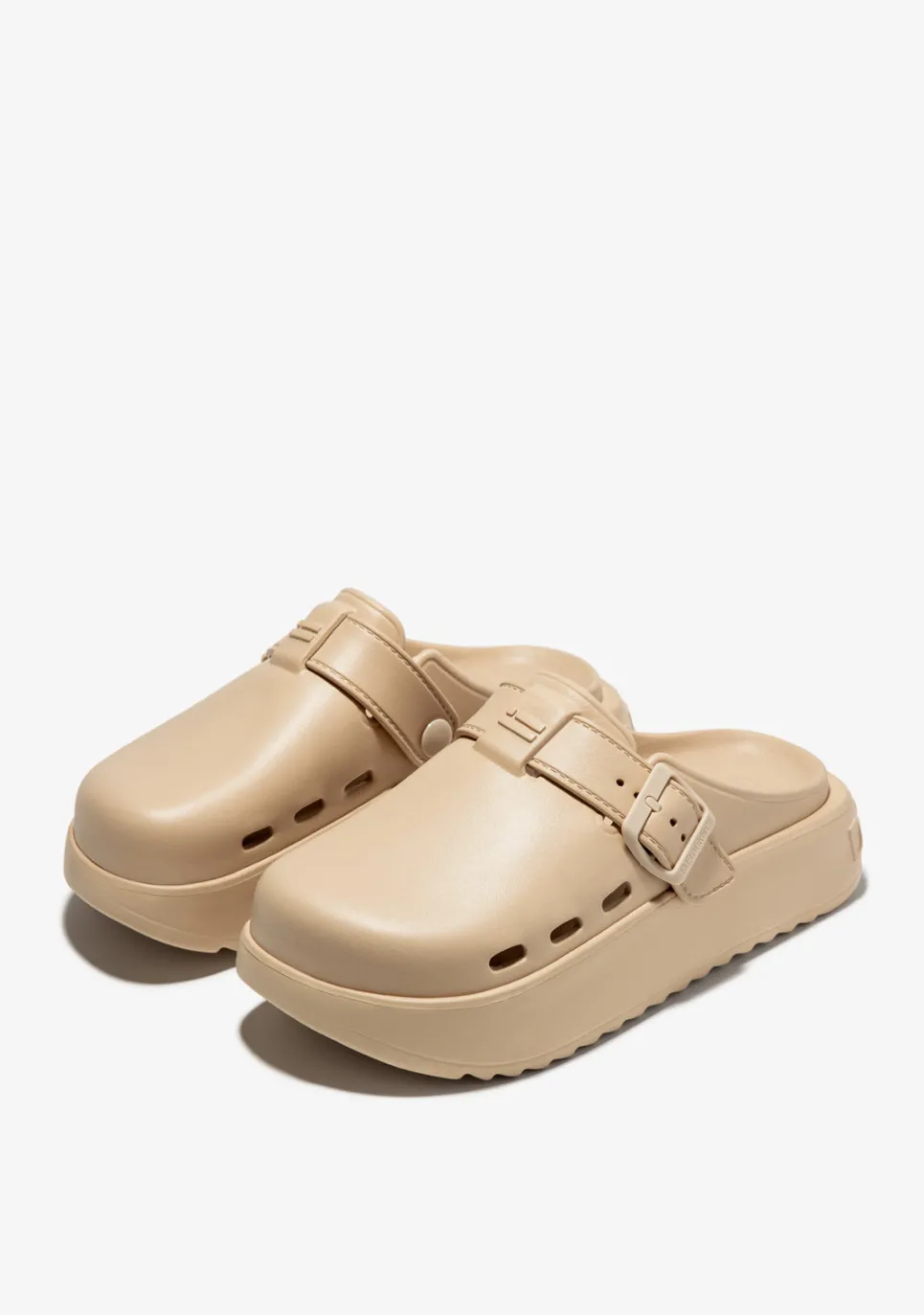 D.Franklin Sonax Clog Beige|Damen Sandalen