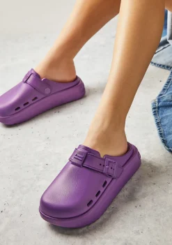 D.Franklin Sonax Clog Purple|Damen Sandalen