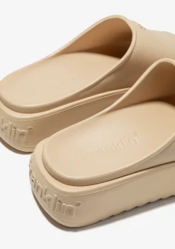 D.Franklin Sonax Slide Beige|Damen Sandalen