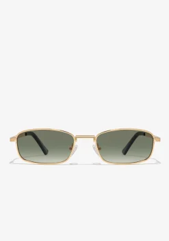 D.Franklin Square Legacy Gold / Gradient Green|Damen Eckige Sonnenbrillen|Eckige Sonnenbrillen