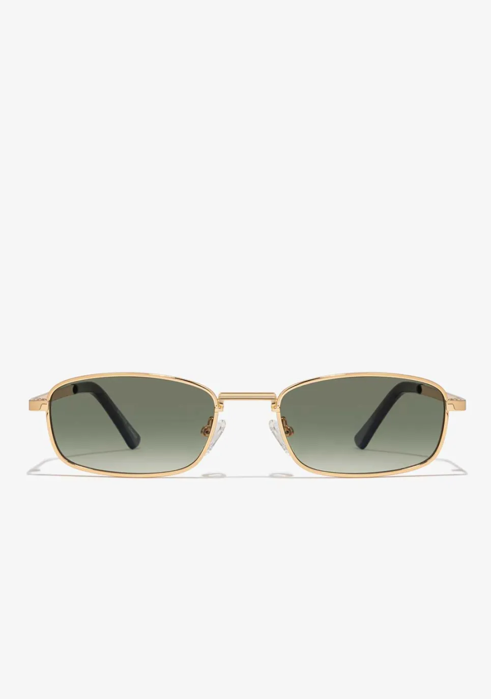 D.Franklin Square Legacy Gold / Gradient Green|Damen Eckige Sonnenbrillen|Eckige Sonnenbrillen