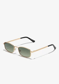 D.Franklin Square Legacy Gold / Gradient Green|Damen Eckige Sonnenbrillen|Eckige Sonnenbrillen
