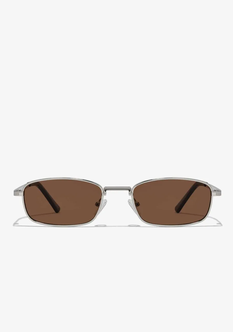 D.Franklin Square Legacy Silver / Brown|Damen Eckige Sonnenbrillen|Eckige Sonnenbrillen