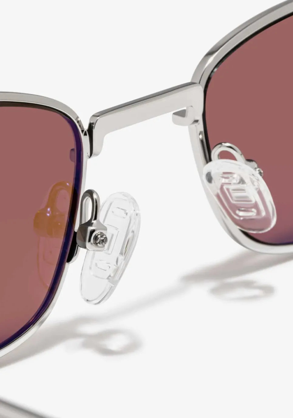 D.Franklin Square Legacy Silver / Brown|Damen Eckige Sonnenbrillen|Eckige Sonnenbrillen