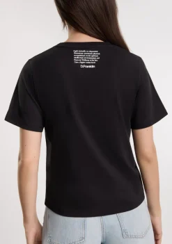 D.Franklin St. Denis Club T-Shirt Black / White|Damen T-Shirts