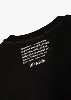 D.Franklin St. Denis Club T-Shirt Black / White|Damen T-Shirts