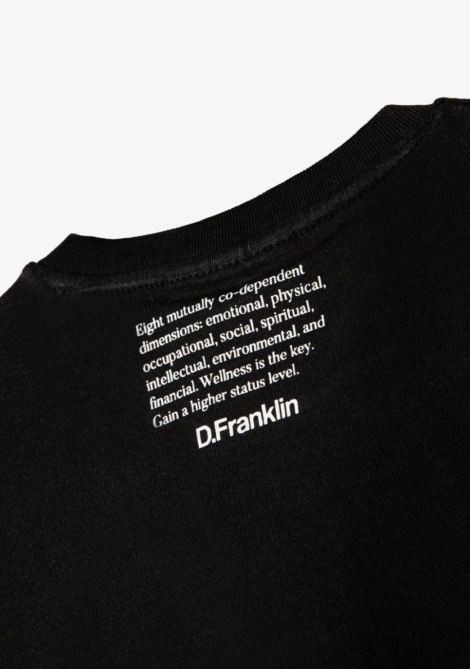 D.Franklin St. Denis Club T-Shirt Black / White|Damen T-Shirts