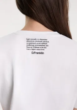 D.Franklin St. Denis Club T-Shirt White / Black|Damen T-Shirts