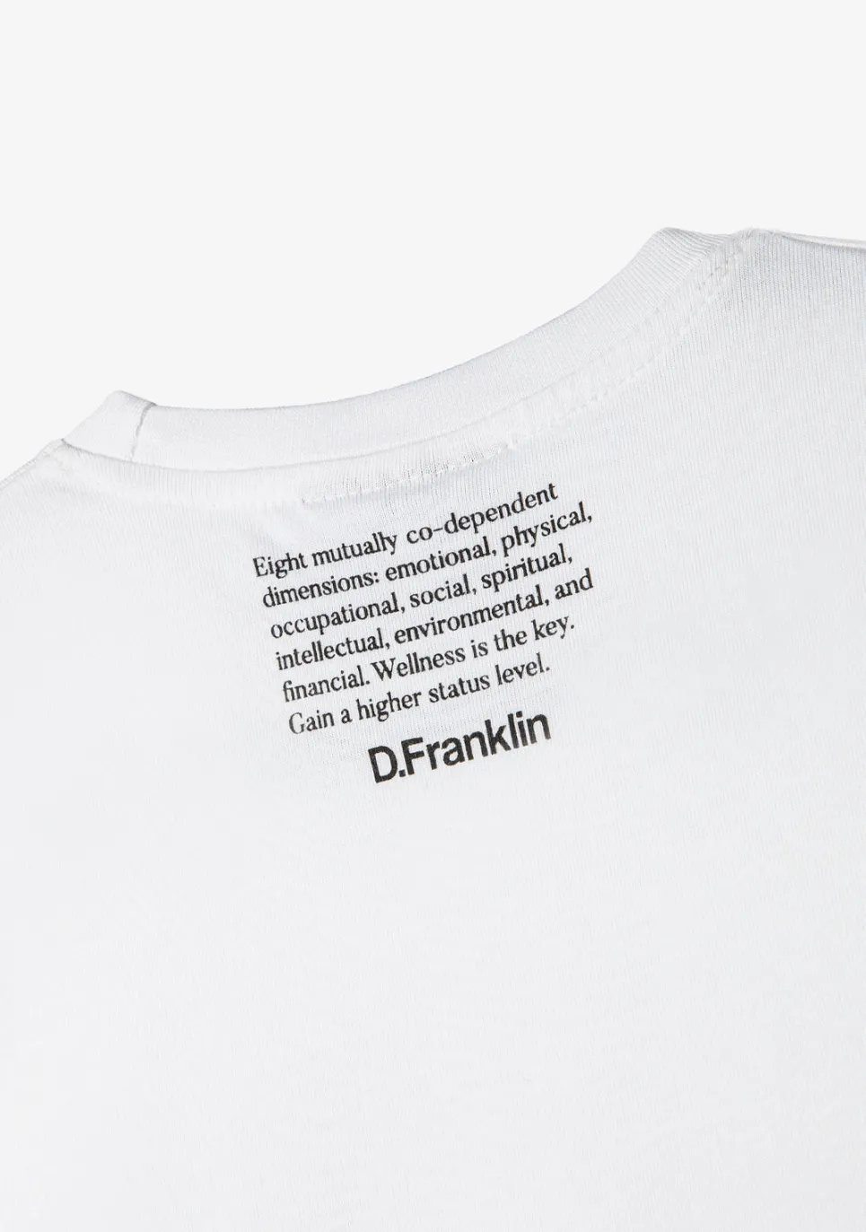 D.Franklin St. Denis Club T-Shirt White / Black|Damen T-Shirts