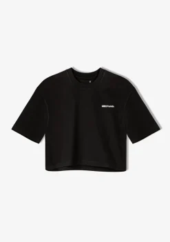 D.Franklin St. Denis Cropped T-Shirt Black / White|Damen T-Shirts