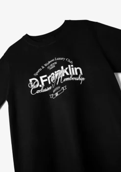 D.Franklin St. Denis Village T-Shirt Black / White|Herren T-Shirts