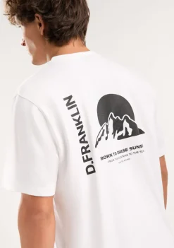 D.Franklin Sunsets T-Shirt White / Black|Herren T-Shirts