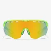 D.Franklin Thunder Fifty Neon Yellow / Gold Revo|Damen Sport-Sonnenbrillen|Sport-Sonnenbrillen