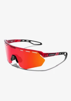 D.Franklin Thunder Fifty Trans Red / Red Revo|Damen Sport-Sonnenbrillen|Sport-Sonnenbrillen