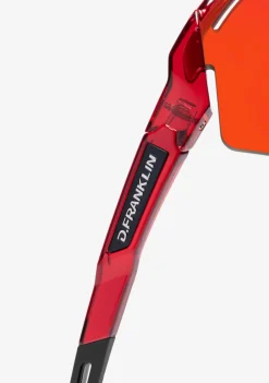 D.Franklin Thunder Fifty Trans Red / Red Revo|Damen Sport-Sonnenbrillen|Sport-Sonnenbrillen