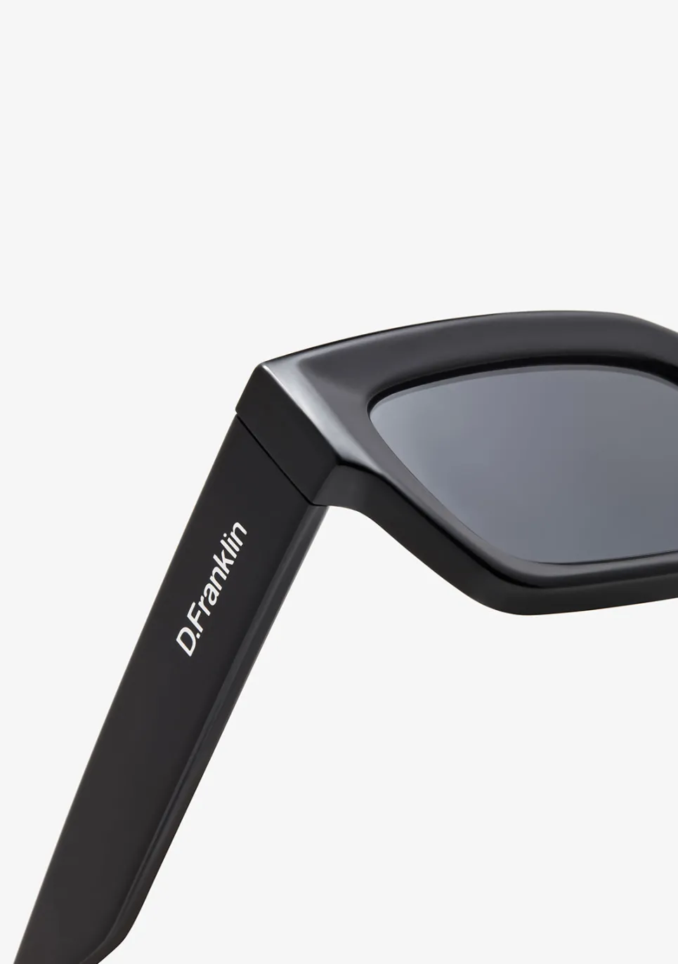 D.Franklin Tokyo Low Black / Black|Damen Eckige Sonnenbrillen|Eckige Sonnenbrillen