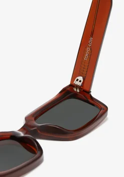 D.Franklin Tokyo Low Rust / G15|Damen Eckige Sonnenbrillen|Eckige Sonnenbrillen