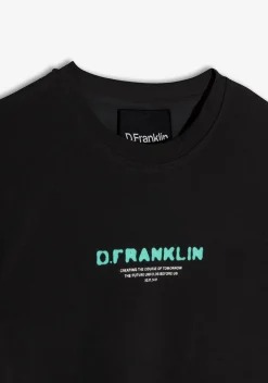 D.Franklin Tomorrow Cropped T-Shirt Black|Damen T-Shirts