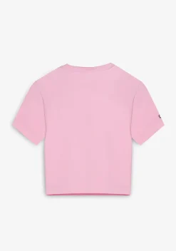 D.Franklin Tomorrow Cropped T-Shirt Pink|Damen T-Shirts