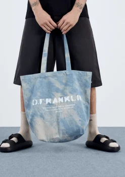 D.Franklin Tomorrow Tote Bag Washed Denim|Damen Taschen