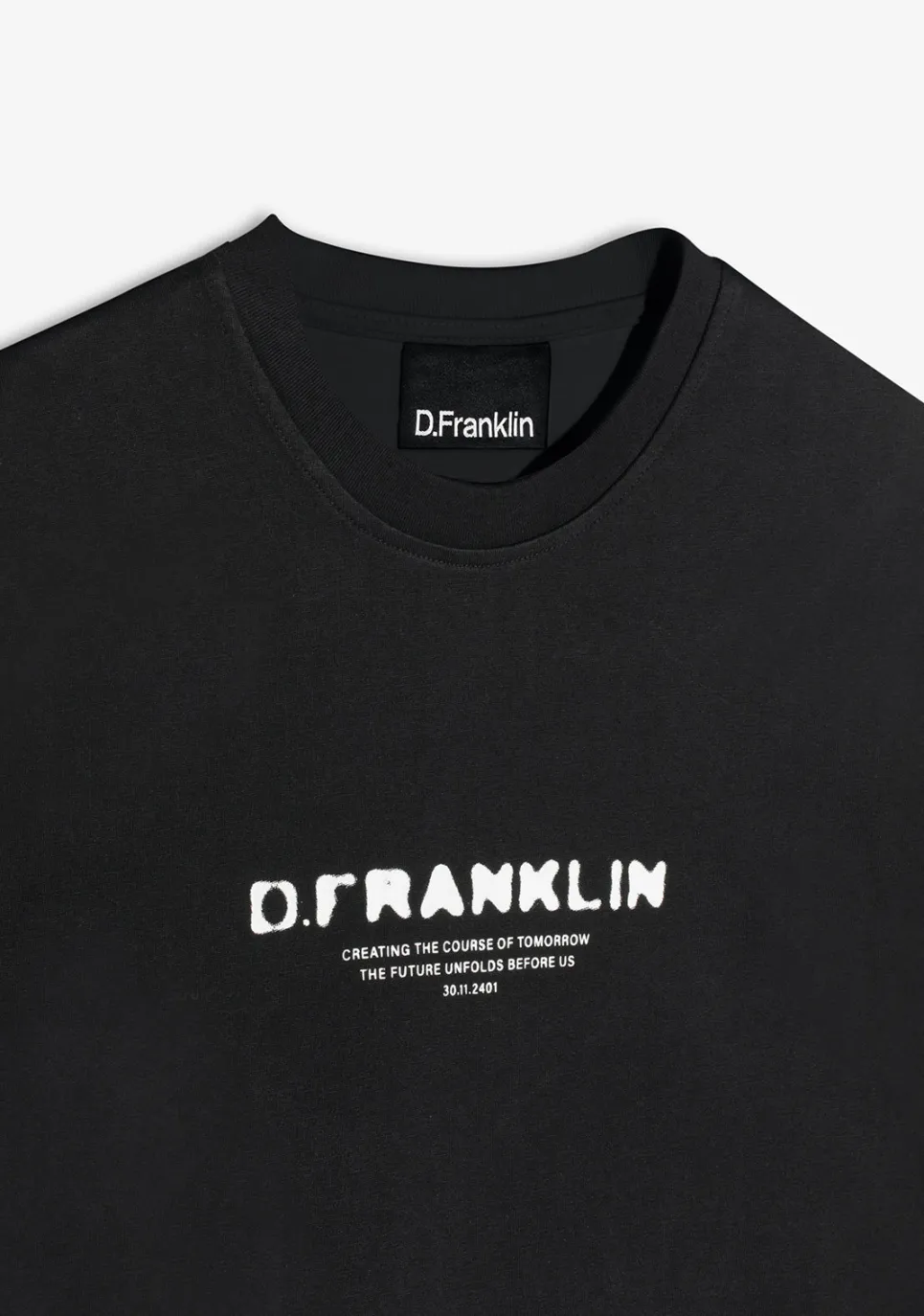 D.Franklin Tomorrow T-Shirt Black / White|Damen T-Shirts|T-Shirts