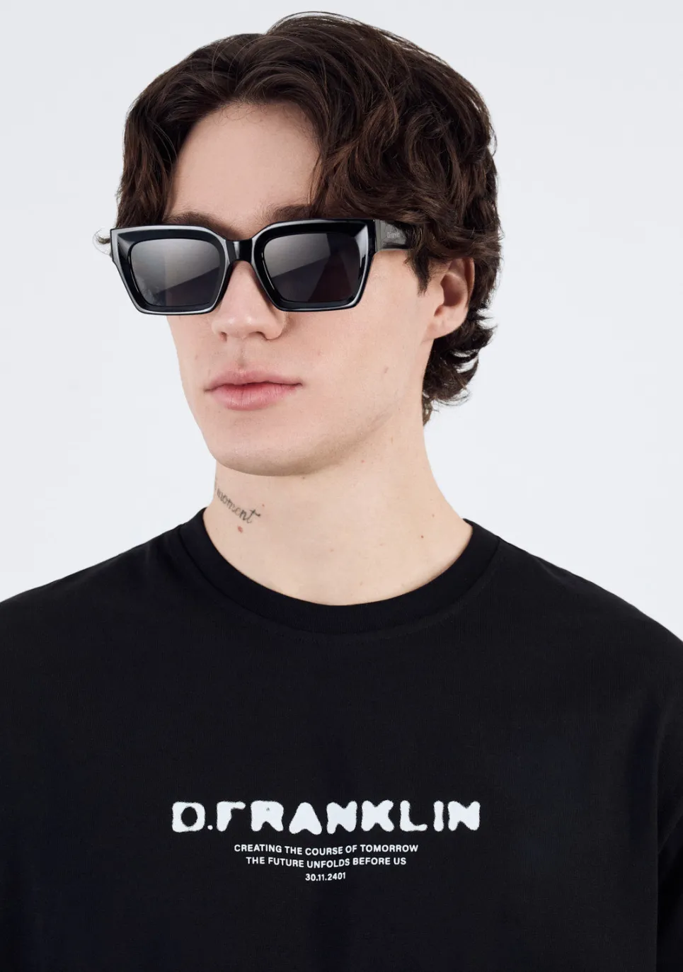 D.Franklin Tomorrow T-Shirt Black / White|Damen T-Shirts|T-Shirts