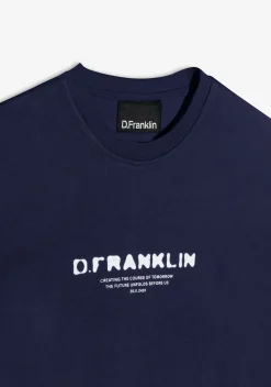 D.Franklin Tomorrow T-Shirt Navy / White|Damen T-Shirts|T-Shirts