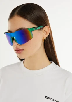 D.Franklin Tsunami Green Chrome / Green Revo|Damen Sport-Sonnenbrillen|Sport-Sonnenbrillen