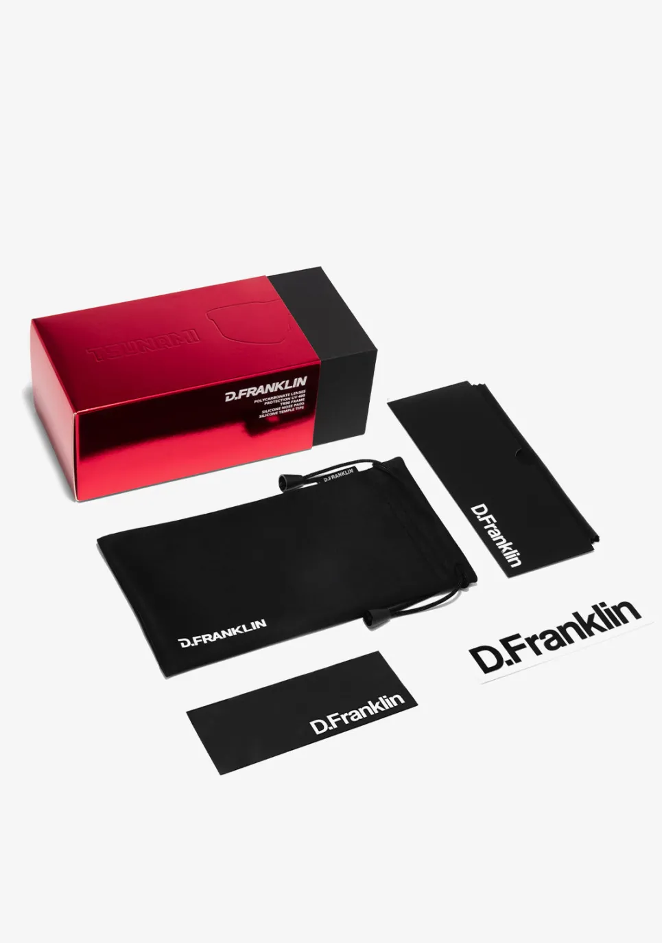 D.Franklin Tsunami Red Chrome / Red Revo|Damen Sport-Sonnenbrillen|Sport-Sonnenbrillen