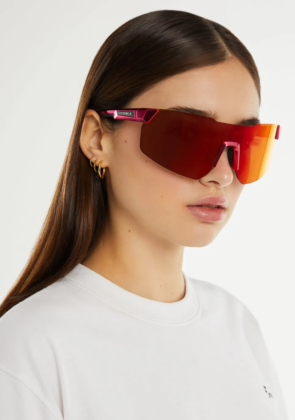 D.Franklin Tsunami Red Chrome / Red Revo|Damen Sport-Sonnenbrillen|Sport-Sonnenbrillen