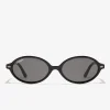 D.Franklin Ultra Light Ellipse Black / Black|Damen Ovale Sonnenbrillen|Ovale Sonnenbrillen