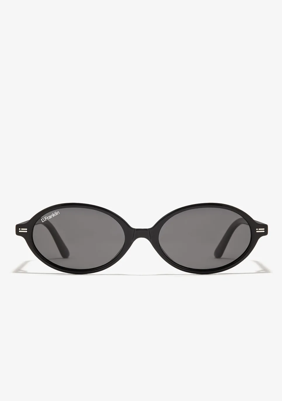 D.Franklin Ultra Light Ellipse Black / Black|Damen Ovale Sonnenbrillen|Ovale Sonnenbrillen