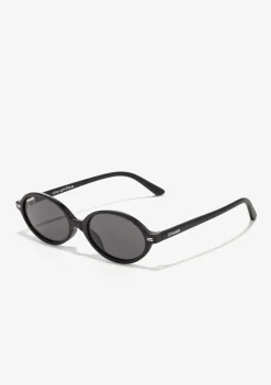 D.Franklin Ultra Light Ellipse Black / Black|Damen Ovale Sonnenbrillen|Ovale Sonnenbrillen