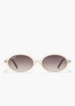 D.Franklin Ultra Light Ellipse Cream / Brown|Damen Ovale Sonnenbrillen|Ovale Sonnenbrillen