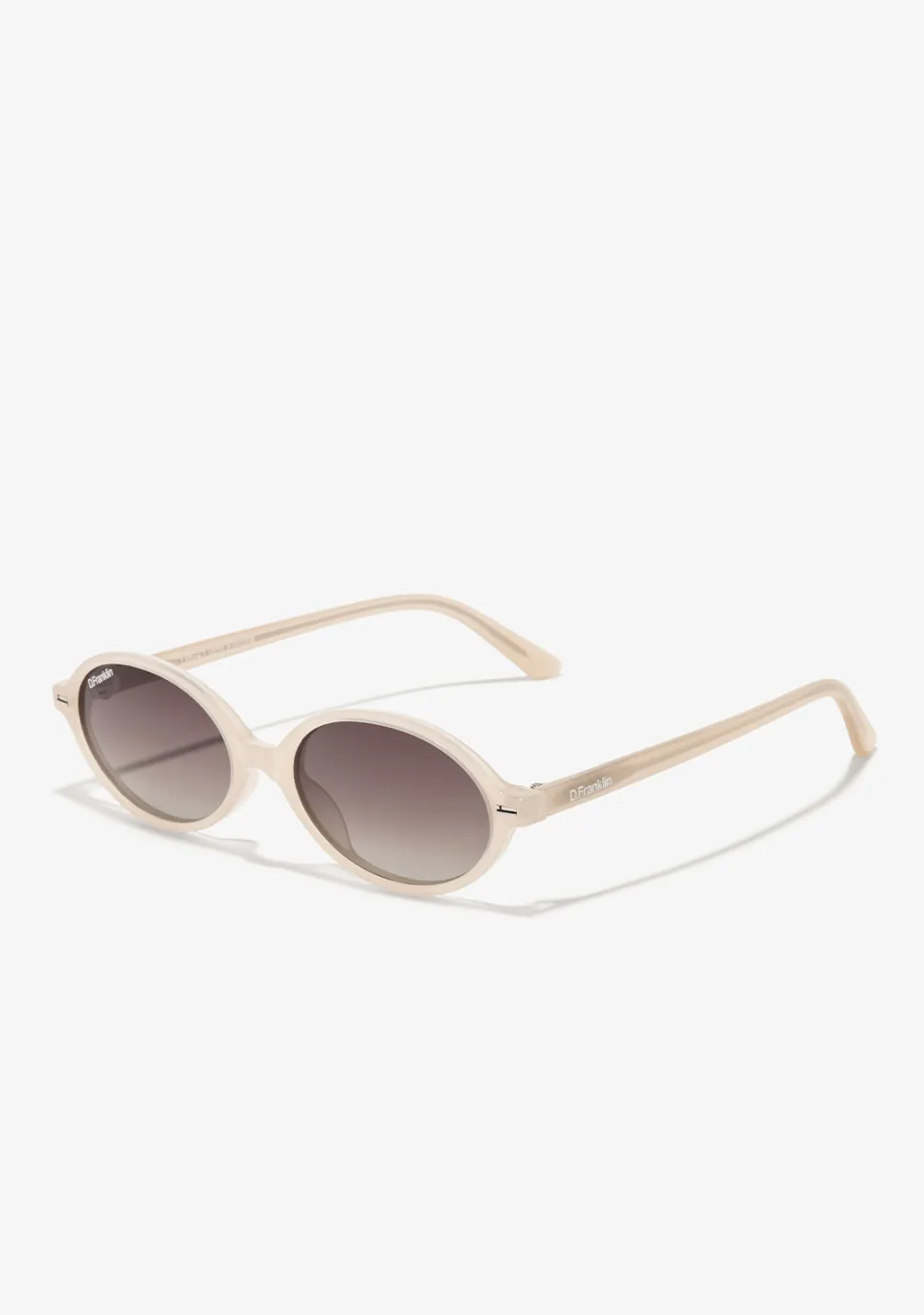 D.Franklin Ultra Light Ellipse Cream / Brown|Damen Ovale Sonnenbrillen|Ovale Sonnenbrillen