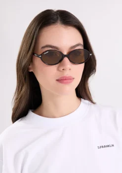 D.Franklin Ultra Light Ellipse Tort / Brown|Damen Ovale Sonnenbrillen|Ovale Sonnenbrillen