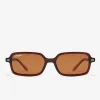 D.Franklin Ultra Light Landscape Brown / Brown|Damen Eckige Sonnenbrillen|Polarisierte Sonnenbrillen