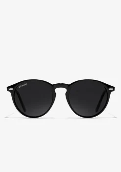 D.Franklin Ultra Light Max Black / Black|Damen Runde Sonnenbrillen|Polarisierte Sonnenbrillen