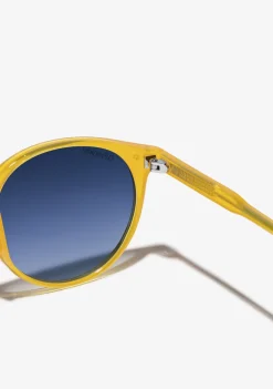 D.Franklin Ultra Light Max Honey / Grad Blue|Damen Runde Sonnenbrillen|Polarisierte Sonnenbrillen