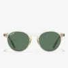 D.Franklin Ultra Light Max Transparent / G15|Damen Runde Sonnenbrillen|Polarisierte Sonnenbrillen