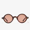 D.Franklin Ultra Light Round Tort / Brown|Damen Runde Sonnenbrillen|Polarisierte Sonnenbrillen