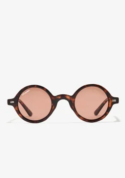 D.Franklin Ultra Light Round Tort / Brown|Damen Runde Sonnenbrillen|Polarisierte Sonnenbrillen