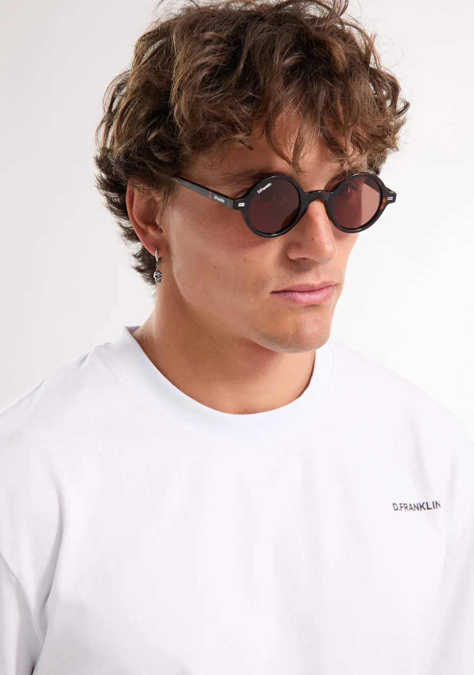 D.Franklin Ultra Light Round Tort / Brown|Damen Runde Sonnenbrillen|Polarisierte Sonnenbrillen