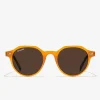 D.Franklin Ultra Light S Round Amber / Brown|Damen Runde Sonnenbrillen|Polarisierte Sonnenbrillen