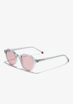 D.Franklin Ultra Light S Round Trans / Trans Red|Damen Runde Sonnenbrillen|Runde Sonnenbrillen