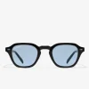 D.Franklin Ultra Light S Square Black / Blue|Damen Eckige Sonnenbrillen|Eckige Sonnenbrillen