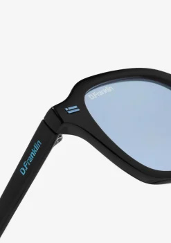 D.Franklin Ultra Light S Square Black / Blue|Damen Eckige Sonnenbrillen|Eckige Sonnenbrillen