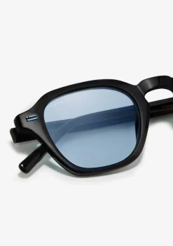 D.Franklin Ultra Light S Square Black / Blue|Damen Eckige Sonnenbrillen|Eckige Sonnenbrillen