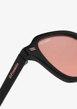 D.Franklin Ultra Light S Square Black / Red|Damen Eckige Sonnenbrillen|Eckige Sonnenbrillen
