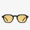 D.Franklin Ultra Light S Square Black / Yellow|Damen Eckige Sonnenbrillen|Eckige Sonnenbrillen